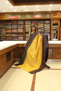 yellow-coffee-brown-lightweight-silk-saree-with-vanasingaram-border-sw00000793-d