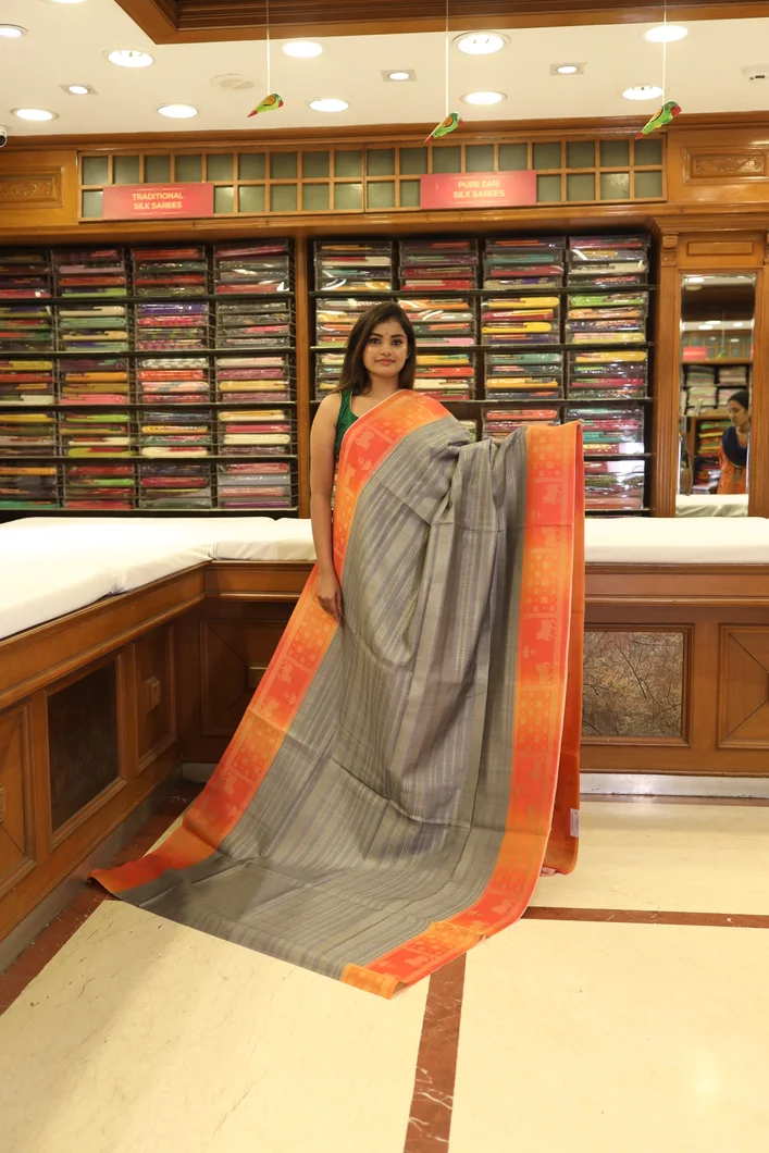 grey-semi-tussar-saree-with-orange-border-sw000001187-a