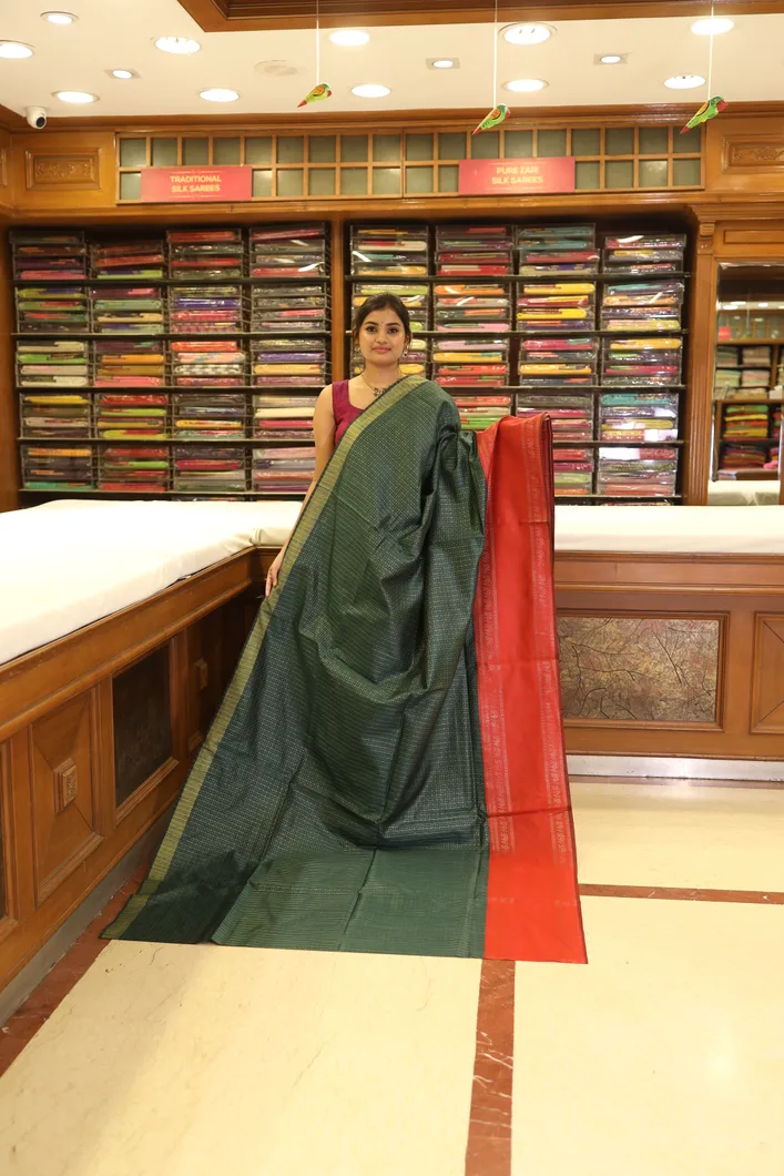 semi-tussar-saree-in-green-with-red-border-sw000001195-a