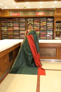semi-tussar-saree-in-green-with-red-border-sw000001195-b