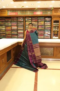 lightweight-silk-saree-in-teal-blue-with-purple-border-sw000001260-b
