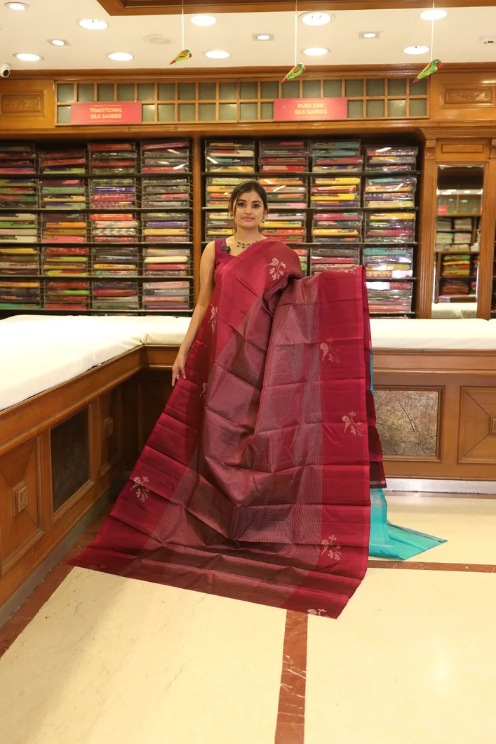 lightweight-silk-saree-in-maroon-with-aqua-blue-border-sw000001266-a