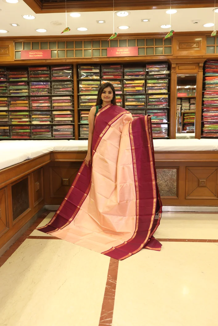 pure-zari-silk-saree-in-peach-with-maroon-border-sw000001280-a