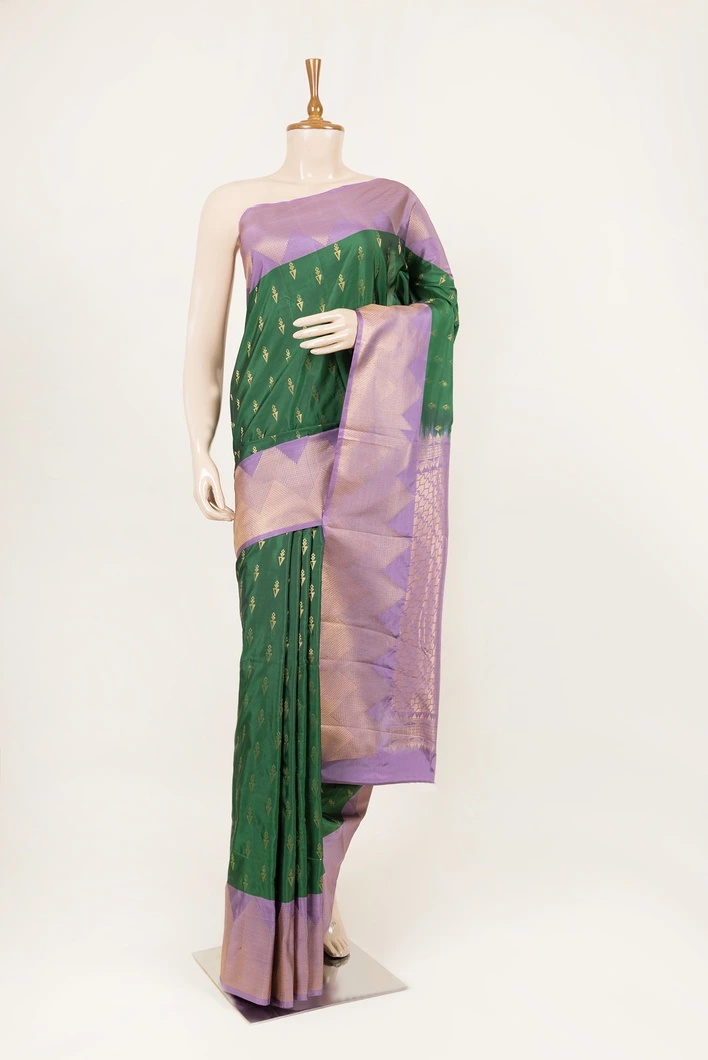 semi-silk-saree-green-with-lavender-border-sw000001281-a