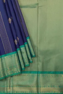 semi-silk-saree-navy-blue-with-green-border-sw000001295-b