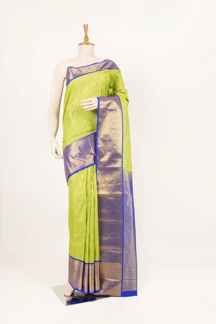 semi-silk-saree-parrot-green-with-royal-blue-border-sw000001298-a