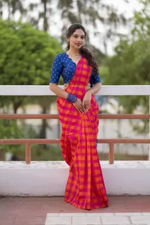 orange-pink-checks-pure-zari-silk-saree-sw000001224-a