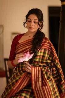 maroon-pure-silk-saree-with-multicolor-checks-sw000001313-b