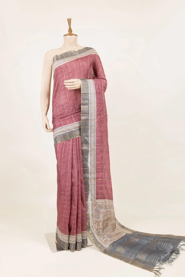 mauve-semi-tussar-silk-saree-with-contrast-grey-border-sw000001317-a