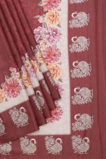 semi-tussar-maroon-saree-with-floral-peacock-border-sw000001321-b