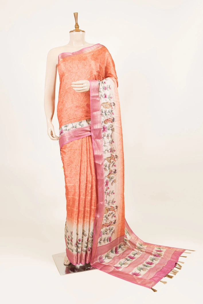 semi-tussar-orange-with-cream-pink-border-saree-sw000001332-a