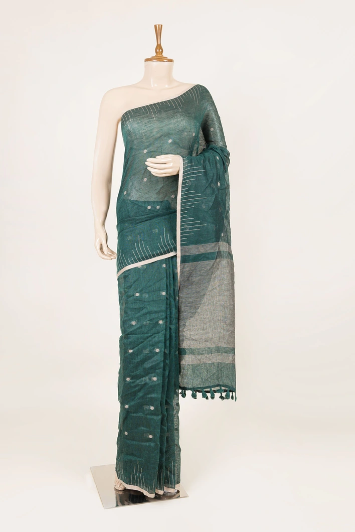 linen-bottle-green-saree-sw000001353-a