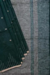linen-bottle-green-saree-sw000001353-b