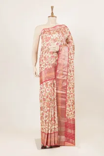 cream-orange-chanderi-cotton-lehenga-with-floral-prints-sw000001384-a