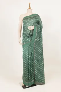 dark-green-chanderi-cotton-saree-with-tiny-motifs-sw000001390-a