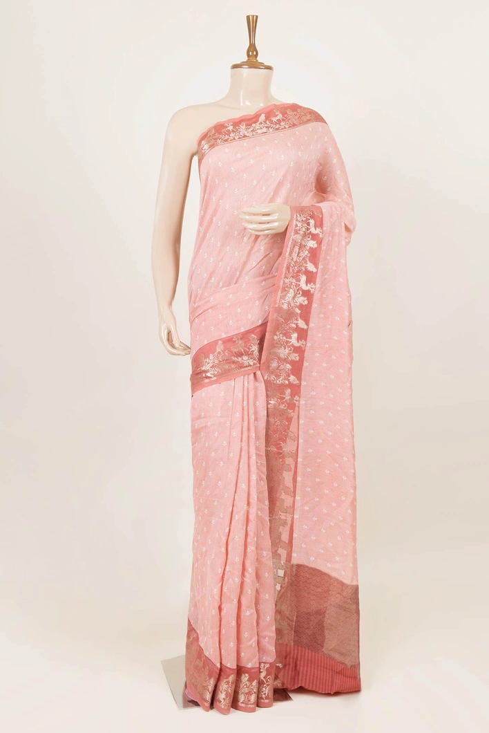 peach-orange-chanderi-cotton-saree-with-vanasingaram-border-sw000001392-a