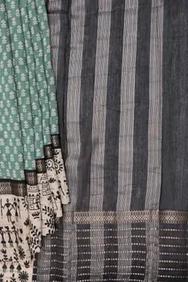 teal-blue-and-black-border-chanderi-cotton-saree-sw000001400-b