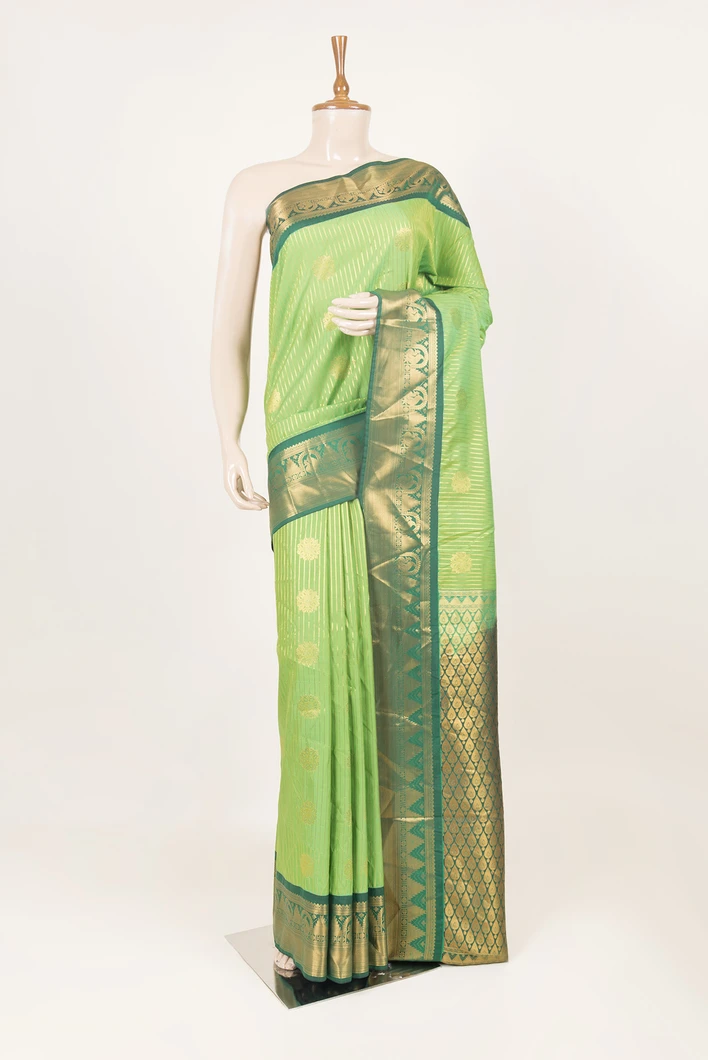 parrot-green-semi-silk-saree-with-zari-work-sw000001410-a