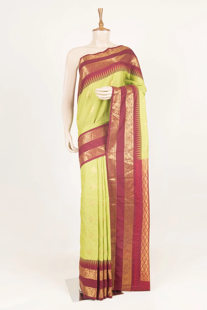 parrot-green-brown-semi-silk-saree-with-zari-work-sw000001429-a
