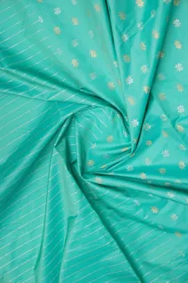 turquoise-blue-grey-semi-lightweight-silk-saree-sw000001486-c