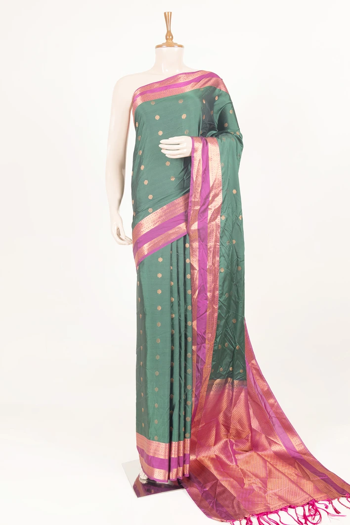 bottle-green-purple-semi-silk-saree-with-rettai-pettu-border-sw000001489-a