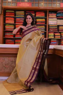 cream-purple-pure-silk-cotton-saree-with-rettai-pettu-border-sw000001544-a