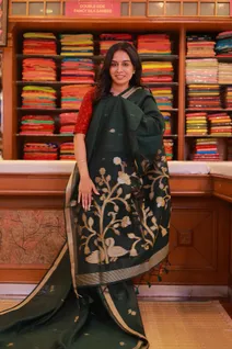 bottle-green-fancy-cotton-saree-with-zari-floral-design-sw000001558-b