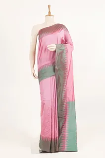 onion-pink-and-green-silk-mix-saree-with-temple-border-sw000001572-a