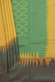 lime-yellow-and-green-silk-mix-saree-with-temple-border-sw000001575-b