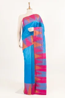 royal-blue-silk-mix-saree-with-temple-border-sw000001579-a