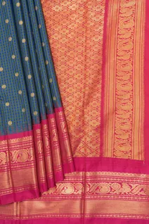 blue-silk-mix-saree-with-pink-accents-tiny-checks-sw000001581-b