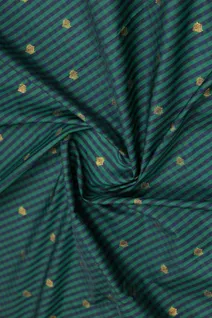 green-silk-mix-saree-with-blue-accents-tiny-checks-sw000001582-c