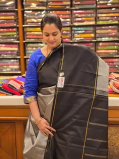 pure-kanchi-silk-saree-grey-with-black-broad-border-central-stripes-sw000001612-a