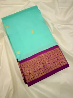 pure-kanchi-silk-saree-blue-with-purple-rudraksh-motif-border-sw000001621-a