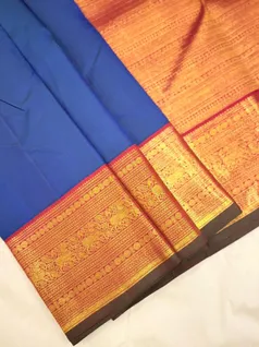 pure-kanchi-silk-saree-peacock-blue-with-red-border-sw000001623-b