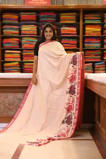 fancy-cotton-cream-saree-with-elephant-motif-border-sw000001651-a