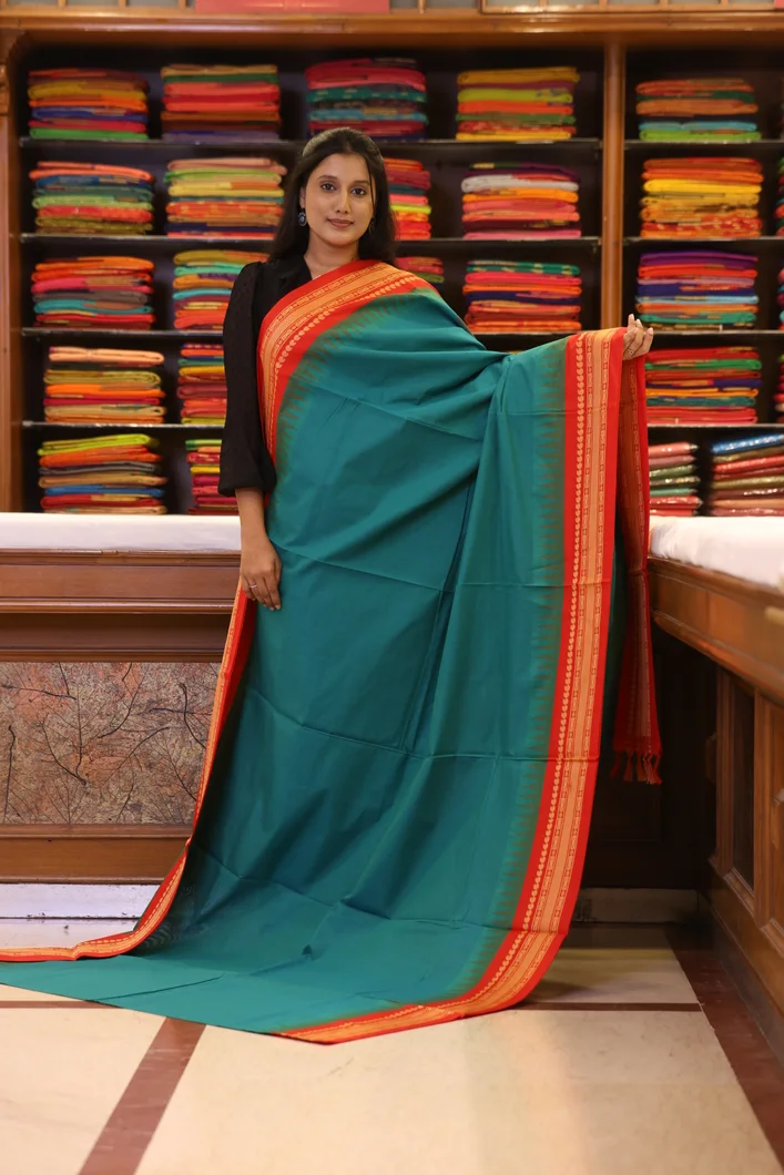 chettinad-cotton-green-saree-with-red-temple-border-sw000001662-a