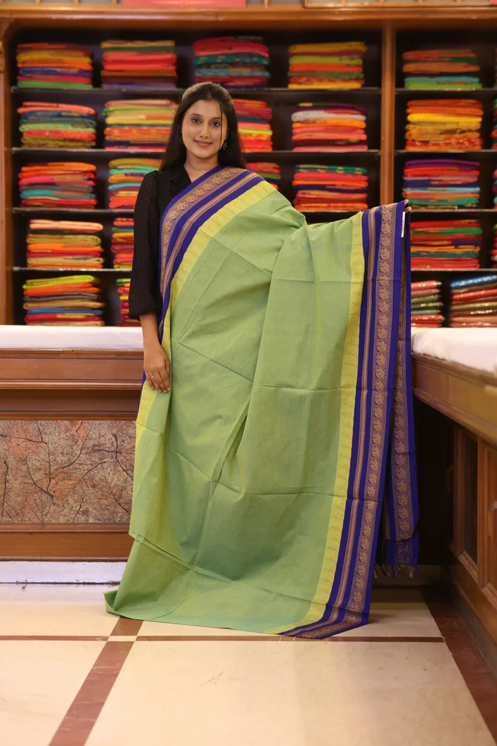 chettinad-cotton-pista-green-saree-with-blue-temple-border-sw000001663-a