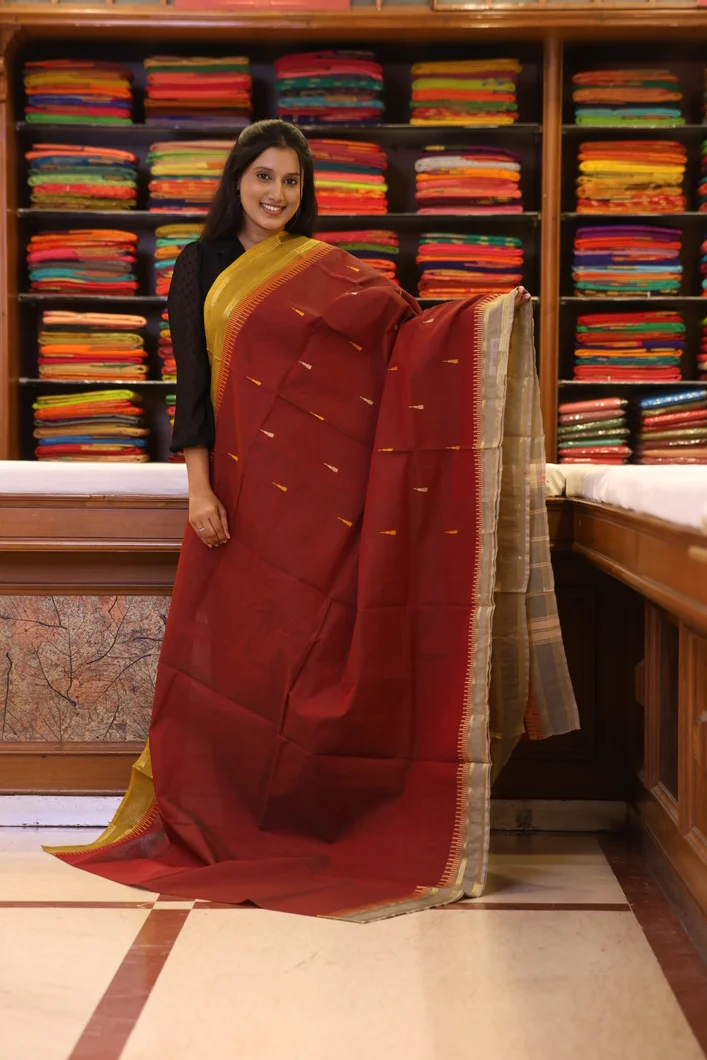 chettinad-cotton-maroon-saree-with-mehndi-green-border-sw000001665-a