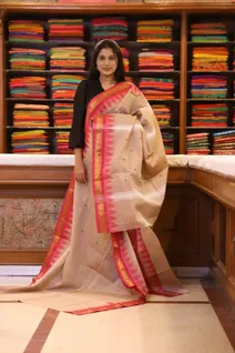 chettinad-cotton-sandal-saree-with-red-temple-border-sw000001668-b