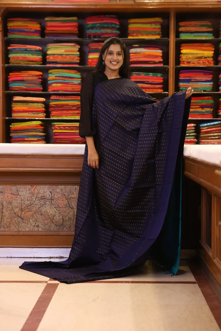 lightweight-silk-saree-navy-blue-with-blue-contrast-tiny-buttas-sw000001688-a