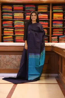 lightweight-silk-saree-navy-blue-with-blue-contrast-tiny-buttas-sw000001688-b