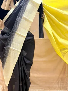 light-weight-silk-saree-black-with-lime-yellow-contrast-sw000001618-b