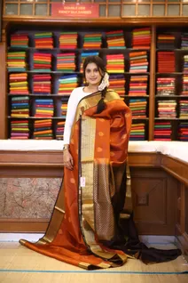 lightweight-silk-saree-in-burnt-orange-with-gold-buttas-sw000001791-b