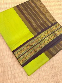 parrot-green-coffee-brown-pure-silk-cotton-saree-sw000001806-a