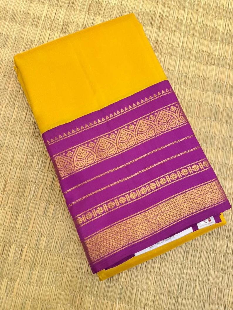 pure-kanchi-silk-saree-in-yellow-with-magenta-varisai-pettu-border-sw000001818-a