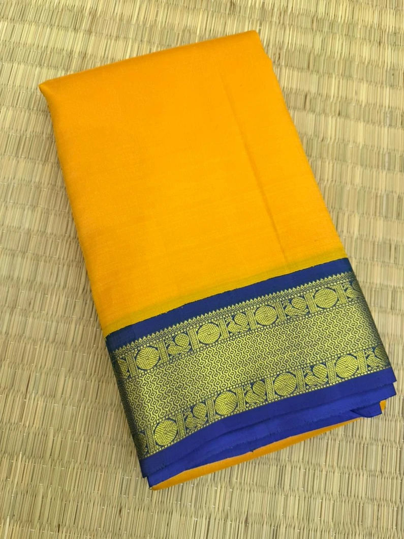 pure-kanchi-silk-saree-in-yellow-with-blue-getti-border-sw000001822-a
