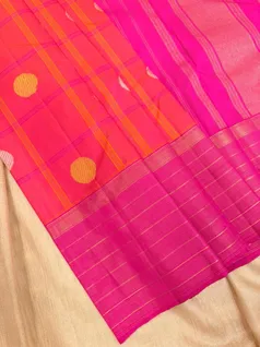 pure-kanchi-silk-saree-in-orange-with-pink-checks-sw000001828-b
