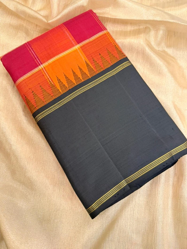 pure-kanchi-silk-saree-in-pazhum-pazhamum-with-black-temple-border-sw000001836-a