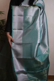 chic-printed-semi-silk-saree-in-green-and-grey-zigzag-design-sw00000126-c